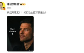 詹俊：祝福阿隆索！！期待铁血蓝军的重生！ ​​​