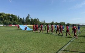 第五届中青赛U17组第五轮，海港U17队2:1长沙麓山国际实验学校