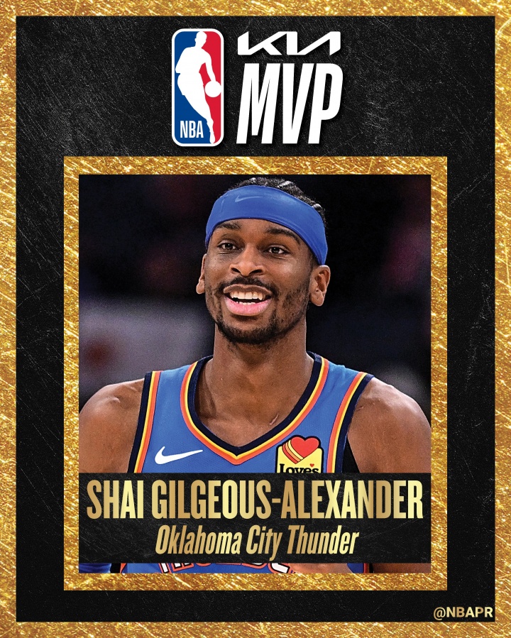 ⚡️蝉联成功!官方:亚历山大当选NBA2025-26赛季MVP!插图2 undefined